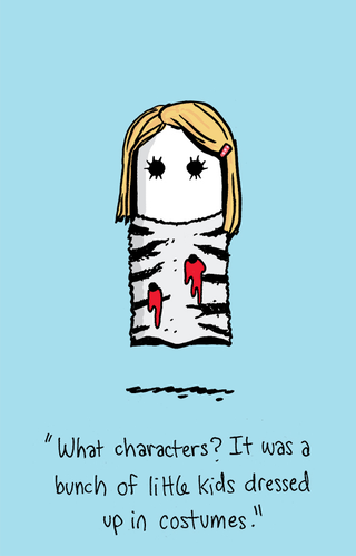 Illustration for article titled Here are some Wes Anderson characters as awesome ghosts